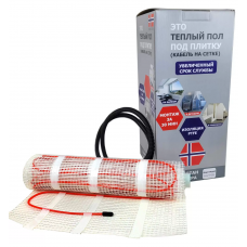 Комплект теплого пола на сетке (нагревательный мат) HTS "Это теплый пол под плитку"